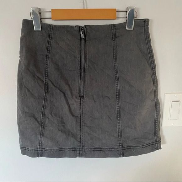 Free People Modern Femme Mini Skirt Size 10 - Picture 2 of 5
